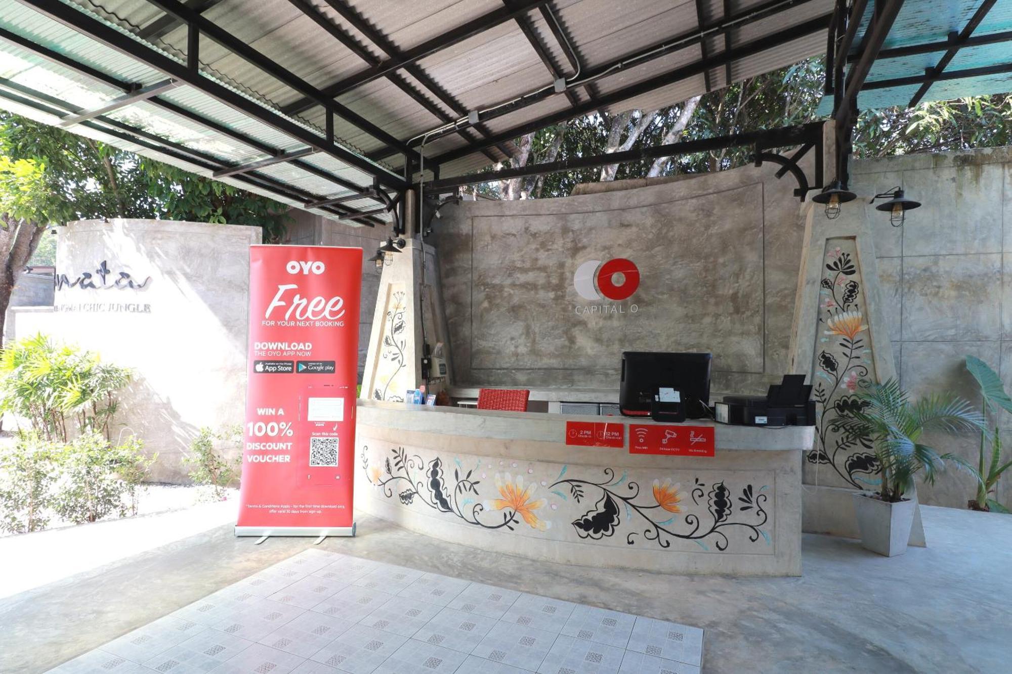 מלון מאה רים Capital O 464 At Nata Chiangmai Chic Jungle מראה חיצוני תמונה